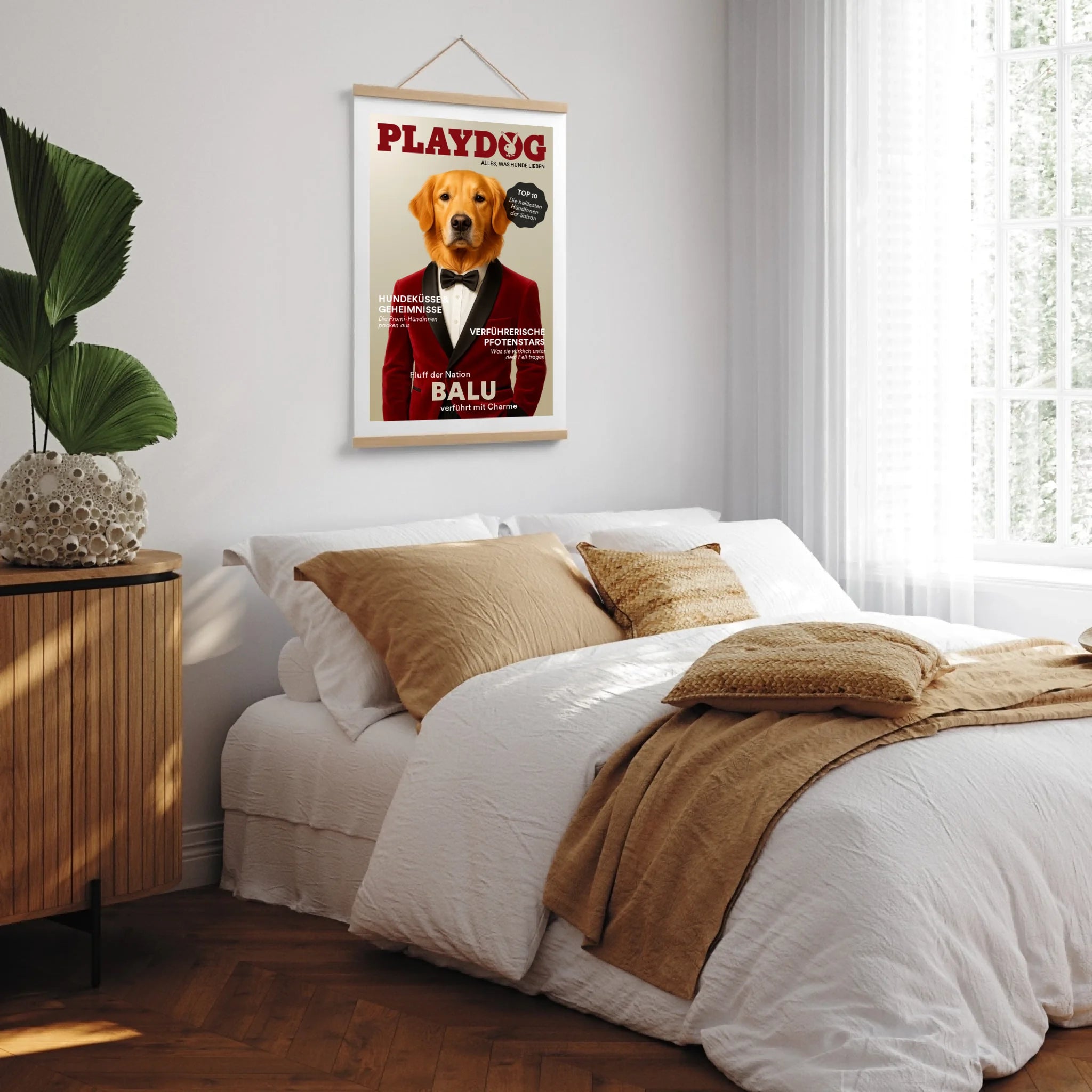 Poster-Holzleiste-MockUp-Schlafzimmer